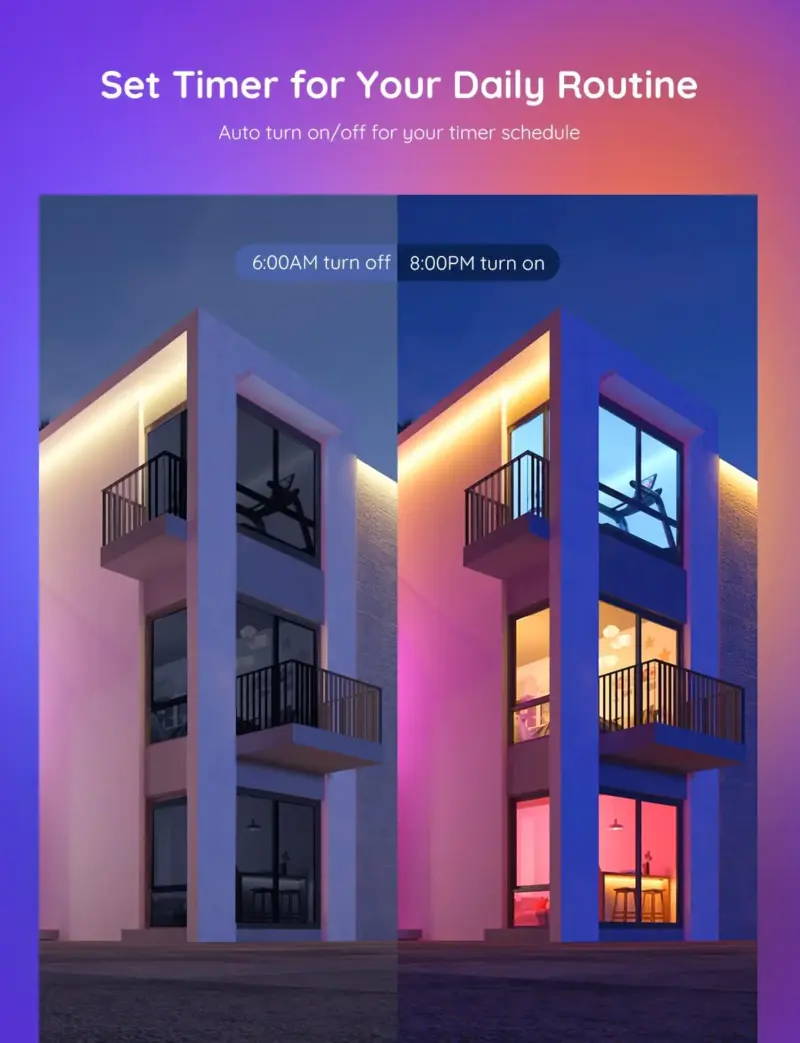 Smart Wi-Fi & Bluetooth Λάμπα LED E27 800lm 9W H6004 Govee 1.SH.01.G035
