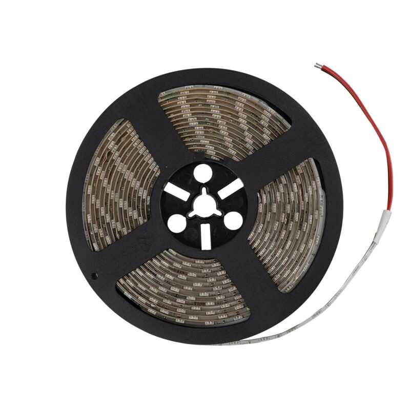 GLOBOSTAR® LUMAR 70326 Ταινία LED 14.4W/m 936lm/m 120° DC 24V Αδιάβροχη IP65 60 x SMD5050 Chip/m Μπλε Dimmable – Sanan SMD Chip – Μ500 x Π1 x Υ0.3cm – Ρολό 5 Μέτρων – 5 Χρόνια Εγγύηση
