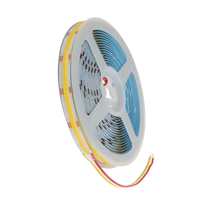 GLOBOSTAR® BEE 70349 Ταινία LED 14W/m 1540lm/m 120° DC 24V IP20 608 x COB Chip/m Ρυθμιζόμενο Λευκό CCT από 2700K έως 6000K Dimmable – Sanan COB Chip – Μ500 x Π1 x Υ0.2cm – Ρολό 5 Μέτρων – 5 Χρόνια Εγγύηση