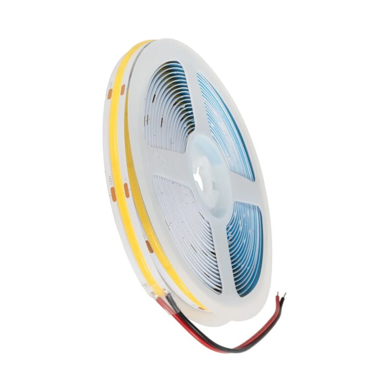 GLOBOSTAR® BEE 70350 Ταινία LED 10W/m 1100lm/m 120° DC 24V IP20 528 x COB Chip/m Ψυχρό Λευκό 6000K Dimmable – Sanan COB Chip – Μ500 x Π1 x Υ0.2cm – Ρολό 5 Μέτρων – 5 Χρόνια Εγγύηση