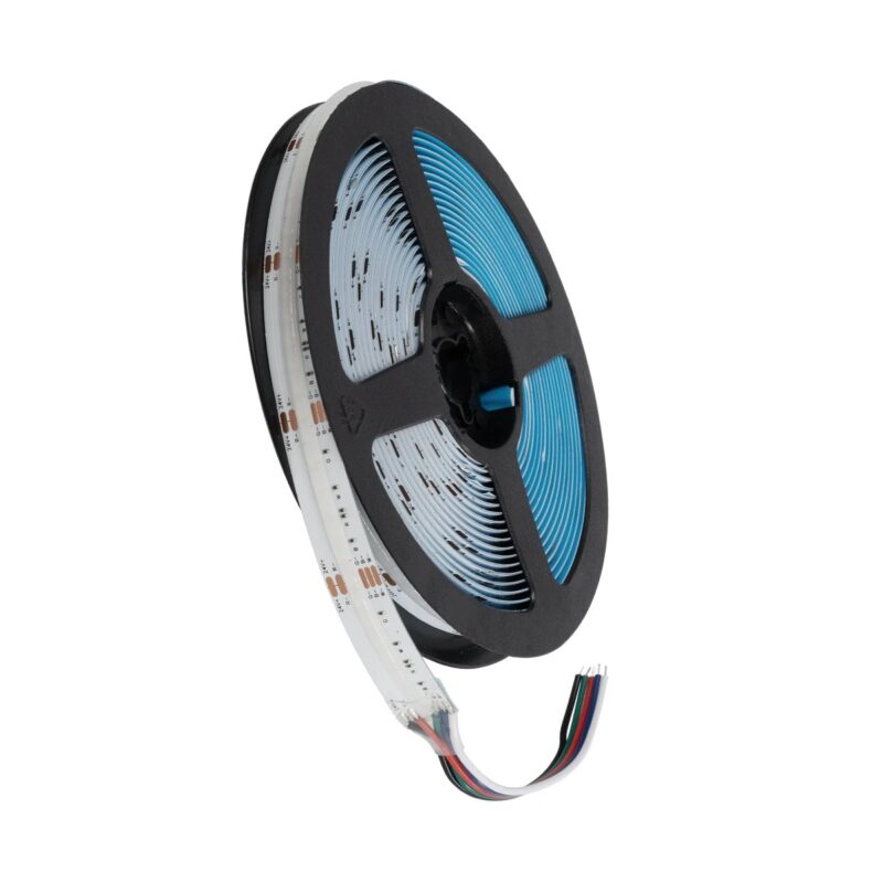 GLOBOSTAR® BEE 70354 Ταινία LED 19.2W/m 1728lm/m 120° DC 24V IP20 784 x COB Chip/m Πολύχρωμο RGB+WW Dimmable – Sanan COB Chip – Μ500 x Π1.2 x Υ0.2cm – Ρολό 5 Μέτρων – 5 Χρόνια Εγγύηση