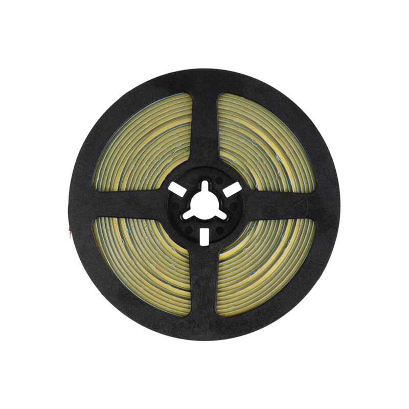 GLOBOSTAR® BEE 70355 Ταινία LED 9W/m 990lm/m 120° DC 24V IP20 384 x COB Chip/m Ψυχρό Λευκό 6000K Dimmable – Sanan COB Chip – Μ500 x Π0.5 x Υ0.2cm – Ρολό 5 Μέτρων – 5 Χρόνια Εγγύηση