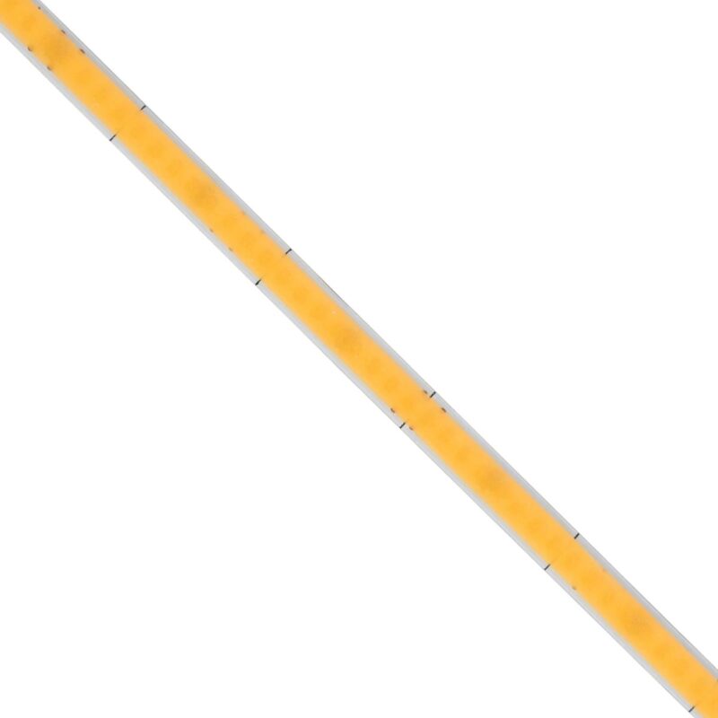 GLOBOSTAR® BEE 70357 Ταινία LED 9W/m 810lm/m 120° DC 24V IP20 384 x COB Chip/m Θερμό Λευκό 2700K Dimmable – Sanan COB Chip – Μ500 x Π0.5 x Υ0.2cm – Ρολό 5 Μέτρων – 5 Χρόνια Εγγύηση
