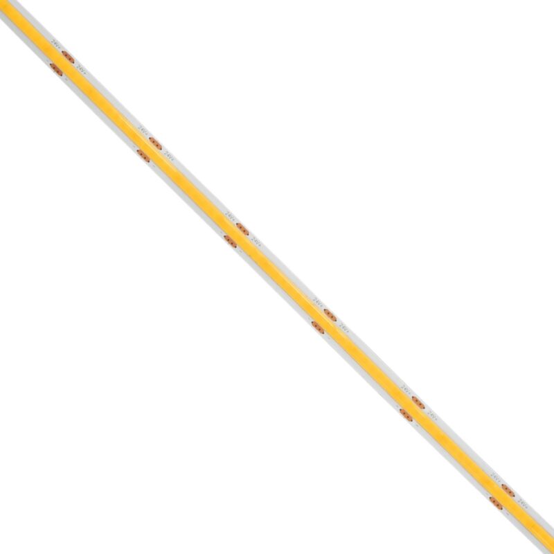 GLOBOSTAR® BEE 70360 Ταινία LED 8W/m 800lm/m 120° DC 24V IP20 320 x COB Chip/m Φυσικό Λευκό 4500K Dimmable – Sanan COB Chip – Μ500 x Π0.8 x Υ0.2cm – Ρολό 5 Μέτρων – 5 Χρόνια Εγγύηση