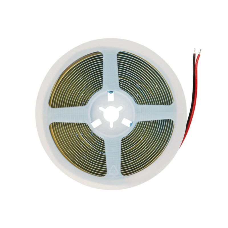 GLOBOSTAR® BEE 70360 Ταινία LED 8W/m 800lm/m 120° DC 24V IP20 320 x COB Chip/m Φυσικό Λευκό 4500K Dimmable – Sanan COB Chip – Μ500 x Π0.8 x Υ0.2cm – Ρολό 5 Μέτρων – 5 Χρόνια Εγγύηση