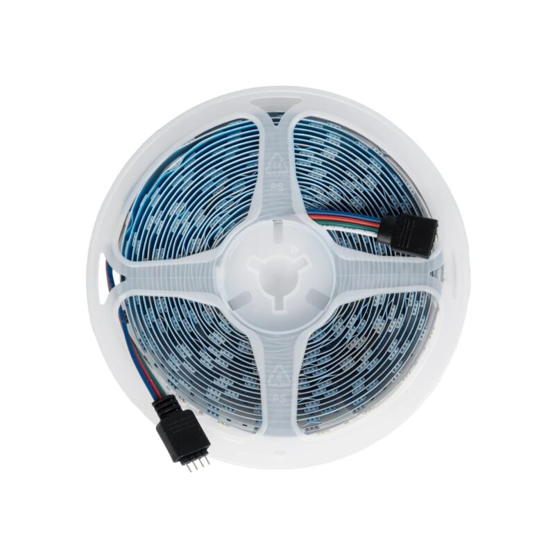 GLOBOSTAR® CHROMAWAVE 70411 Σετ Ταινίας με IR Ασύρματο Χειριστήριο & Τροφοδοτικό LED 36W 2160lm 120° AC 220-240V IP20 150 x SMD5050 Chip Πολύχρωμο RGB Dimmable – Sanan SMD Chip – Μ500 x Π1 x Υ0.2cm – Ρολό 5 Μέτρων – 2 Χρόνια Εγγύηση