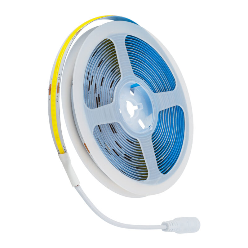 GLOBOSTAR® COBWAVE 70416 Σετ Ταινίας με Τροφοδοτικό LED 48W 4800lm 120° AC 220-240V IP20 1540 x COB Chip Φυσικό Λευκό 4500K – Sanan COB Chip – Μ500 x Π1 x Υ0.2cm – Ρολό 5 Μέτρων – 2 Χρόνια Εγγύηση