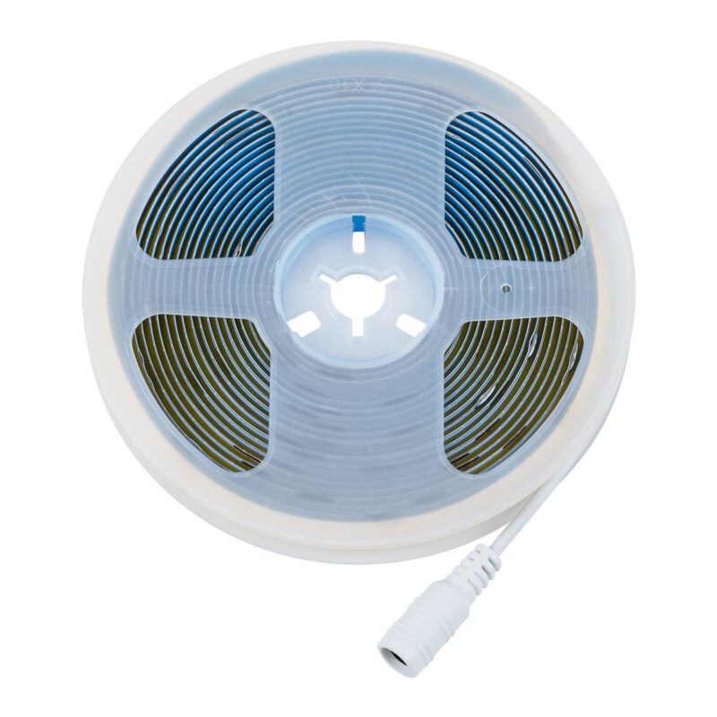 GLOBOSTAR® COBWAVE 70417 Σετ Ταινίας με Τροφοδοτικό LED 48W 5280lm 120° AC 220-240V IP20 1540 x COB Chip Ψυχρό Λευκό 6000K – Sanan COB Chip – Μ500 x Π1 x Υ0.2cm – Ρολό 5 Μέτρων – 2 Χρόνια Εγγύηση