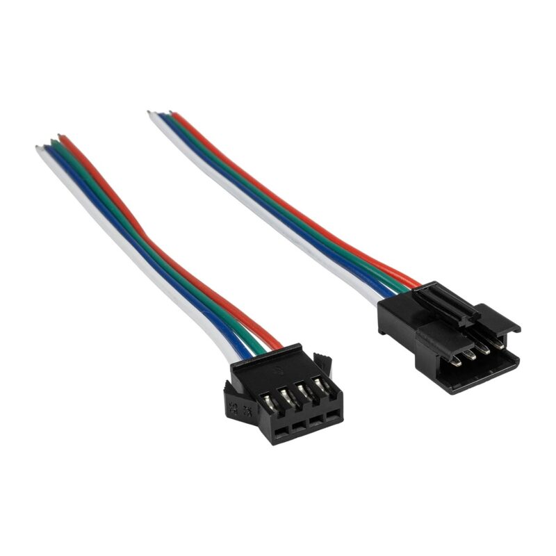 GLOBOSTAR® STRIPCON 70627 Ταχυσύνδεσμος για Ψηφιακή Ταινία LED 4 Pin IP20 – Πολύχρωμο – Μ10 x Π0.9 x Υ1.3cm