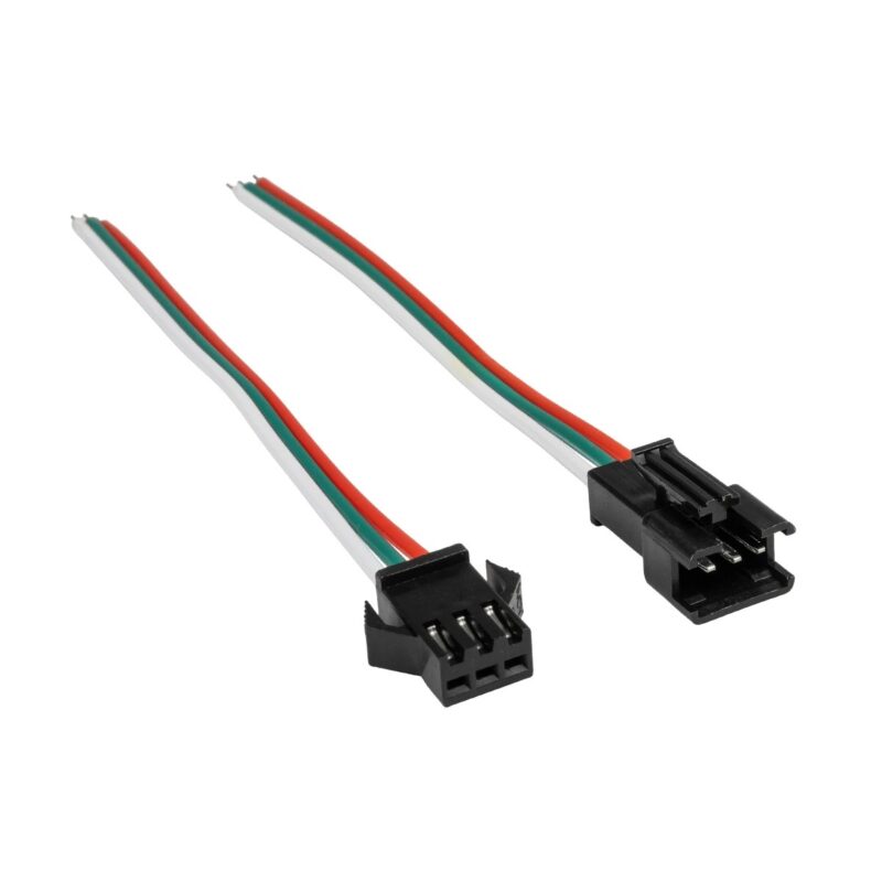 GLOBOSTAR® STRIPCON 70628 Ταχυσύνδεσμος για Ψηφιακή Ταινία LED 3 Pin IP20 – Πολύχρωμο – Μ10 x Π0.9 x Υ1cm