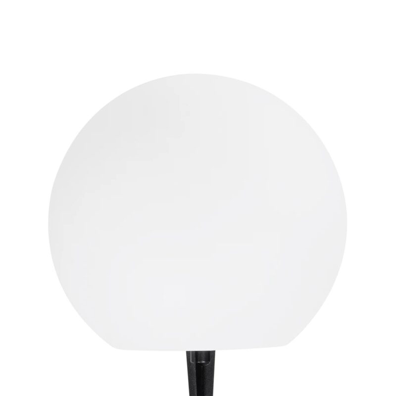 GLOBOSTAR® GARDENGLOW 71474 Μοντέρνο Φωτιστικό Κήπου Μπάλα με IR Ασύρματο Χειριστήριο LED 3W 240lm 360° DC 5V με USB-C με Ενσωματωμένο Φωτοβολταϊκό Panel 6V 1W & Επαναφορτιζόμενη Μπαταρία Li-ion 3.7V 2×18650 1400mAh Αδιάβροχο IP54 Πολύχρωμο RGBW Dimmable – Sanan SMD Chip – Γαλακτερό Λευκό – Μ25 x Π25 x Υ25cm – 2 Χρόνια Εγγύηση