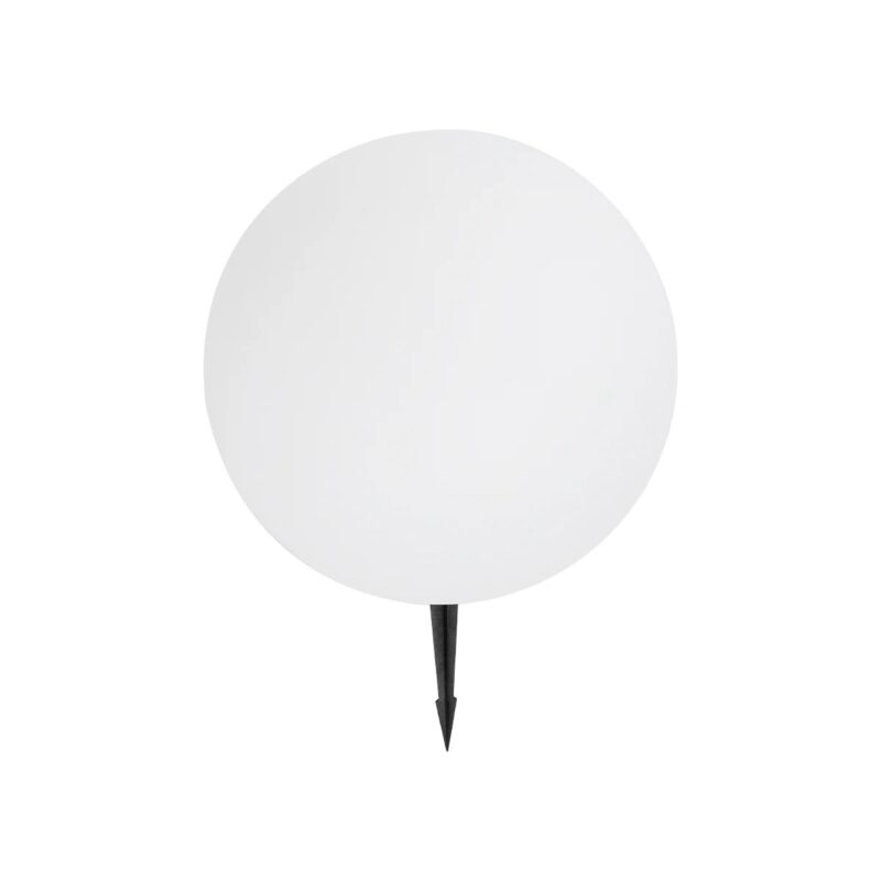 GLOBOSTAR® GARDENGLOW 71475 Μοντέρνο Φωτιστικό Κήπου Μπάλα με IR Ασύρματο Χειριστήριο LED 5W 400lm 360° DC 5V με USB-C με Ενσωματωμένο Φωτοβολταϊκό Panel 6V 1.5W & Επαναφορτιζόμενη Μπαταρία Li-ion 3.7V 3×18650 1800mAh Αδιάβροχο IP54 Πολύχρωμο RGBW Dimmable – Sanan SMD Chip – Γαλακτερό Λευκό – Μ35 x Π35 x Υ35cm – 2 Χρόνια Εγγύηση