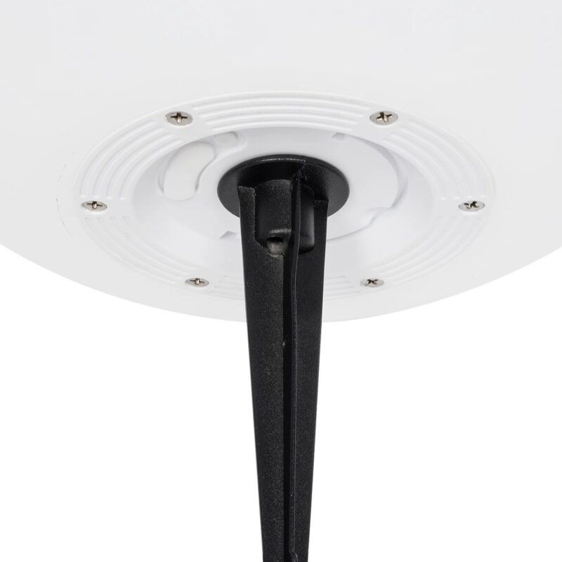 GLOBOSTAR® GARDENGLOW 71475 Μοντέρνο Φωτιστικό Κήπου Μπάλα με IR Ασύρματο Χειριστήριο LED 5W 400lm 360° DC 5V με USB-C με Ενσωματωμένο Φωτοβολταϊκό Panel 6V 1.5W & Επαναφορτιζόμενη Μπαταρία Li-ion 3.7V 3×18650 1800mAh Αδιάβροχο IP54 Πολύχρωμο RGBW Dimmable – Sanan SMD Chip – Γαλακτερό Λευκό – Μ35 x Π35 x Υ35cm – 2 Χρόνια Εγγύηση