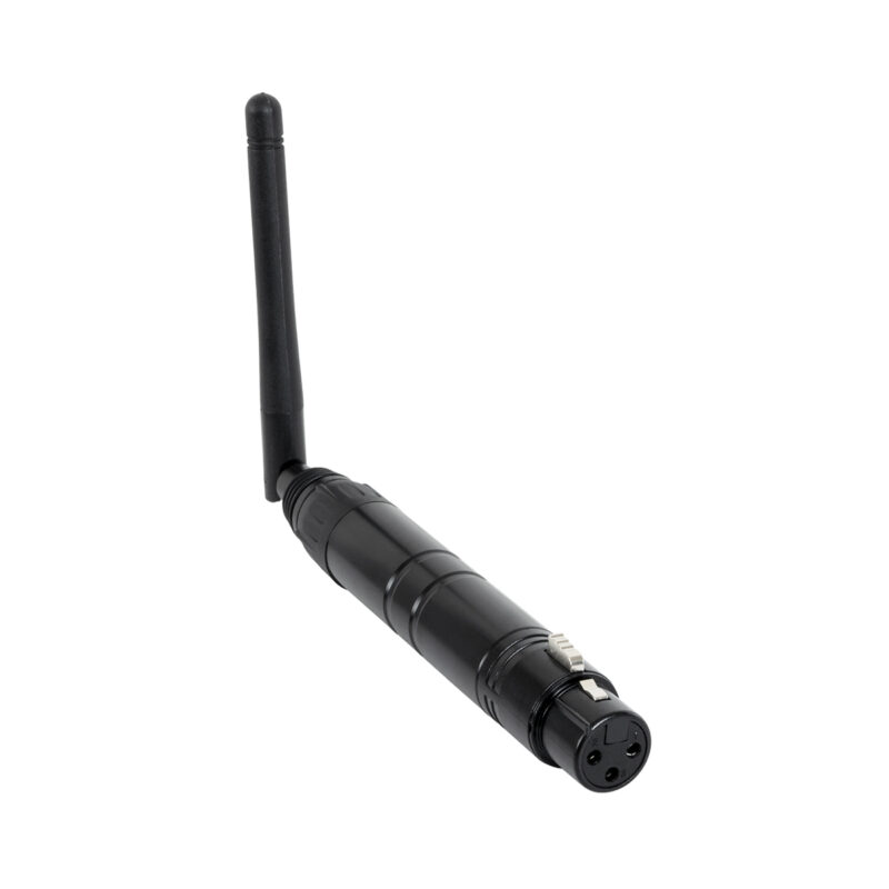 GLOBOSTAR® SKYDANCE-DM-WR 71578 DMX512 Ασύρματος Δέκτης RF 2.4Ghz ISM GFSK 20dBm 400m Θηλυκό XLR3 DC 5V IP20 – Μ1.9 x Π1.9 x Υ22cm – 5 Χρόνια Εγγύηση