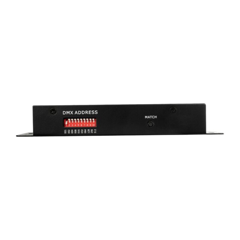 GLOBOSTAR® RGBCONTROLLER 73412 DMX Dimmer / Controller με RF Ασύρματο Χειριστήριο με 3 x 15A 75W Κανάλια DC 5-24V 15A 360W Max IP20 – DMX512 & RF2.4Ghz – Μ17.5 x Π3 x Υ3.5cm – 1 Χρόνος Εγγύηση