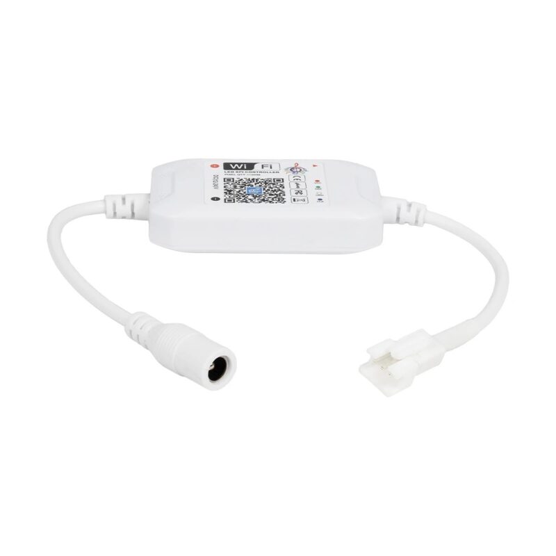 GLOBOSTAR® ZENGGE-WFMNA 73450 RF & WiFi 2.4G Ψηφιακός Pixel Addressable Controller DC 5-12-24V IP20 – WiFi 2.4G & Bluetooth – SPI/TTL Protocol 2048 IC – Μ10.5 x Π4.5 x Υ1.5cm – 2 Χρόνια Εγγύηση