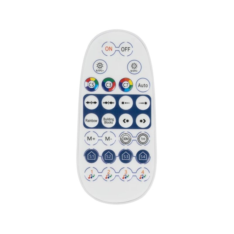 GLOBOSTAR® ZENGGE-WFMNA 73450 RF & WiFi 2.4G Ψηφιακός Pixel Addressable Controller DC 5-12-24V IP20 – WiFi 2.4G & Bluetooth – SPI/TTL Protocol 2048 IC – Μ10.5 x Π4.5 x Υ1.5cm – 2 Χρόνια Εγγύηση