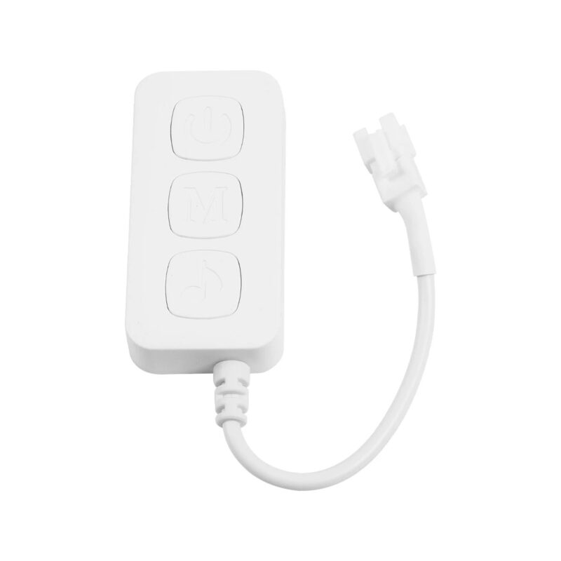 GLOBOSTAR® SP611E 73451 RF & WiFi 2.4G Ψηφιακός Pixel Addressable Controller DC 5-12-24V IP20 – RF & WiFi 2.4G & Bluetooth – SPI/TTL Protocol 2048 IC – Μ6.5 x Π3.3 x Υ1.5cm – 2 Χρόνια Εγγύηση