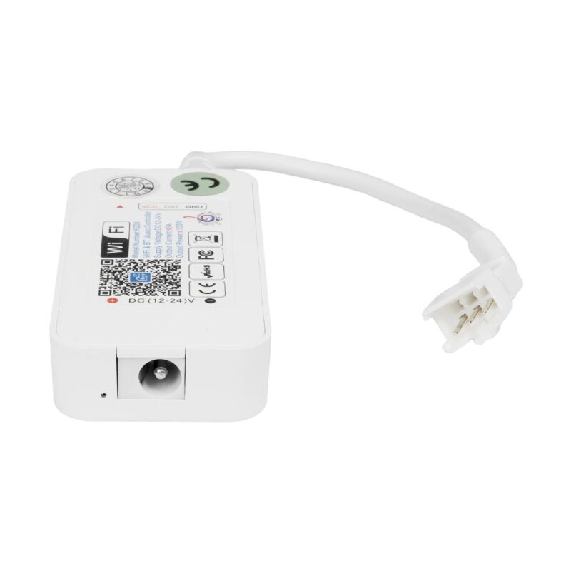 GLOBOSTAR® SP611E 73451 RF & WiFi 2.4G Ψηφιακός Pixel Addressable Controller DC 5-12-24V IP20 – RF & WiFi 2.4G & Bluetooth – SPI/TTL Protocol 2048 IC – Μ6.5 x Π3.3 x Υ1.5cm – 2 Χρόνια Εγγύηση