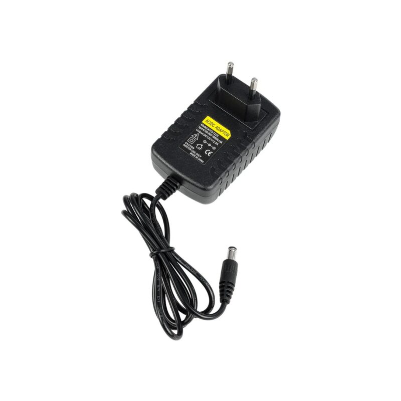 GLOBOSTAR® LUMIPLAST 73072 Τροφοδοτικό/Μετασχηματιστής SELV 24W 2A DC 12V IP20 – AC 220-240V σε DC 12V – Μ5 x Π7.5 x Υ8cm – 2 Χρόνια Εγγύηση