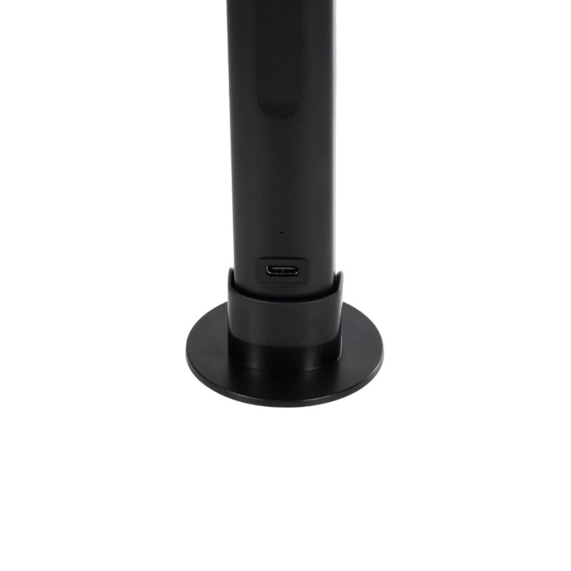 GLOBOSTAR® DIGICOLUMN 76562 Μοντέρνο Επιτραπέζιο Γραμμικό Ψηφιακό Φωτιστικό Digital Pixel Symphony Bar με WiFi Εφαρμογή LED 1.5W 90lm 120° DC 5V με USB-C & Επαναφορτιζόμενη Μπαταρία LiPo 601045 3.7V 280mAh IP20 Πολύχρωμο RGB Dimmable – Μαύρο – Μ5.6 x Π5.6 x Υ21.1cm – 2 Χρόνια Εγγύηση