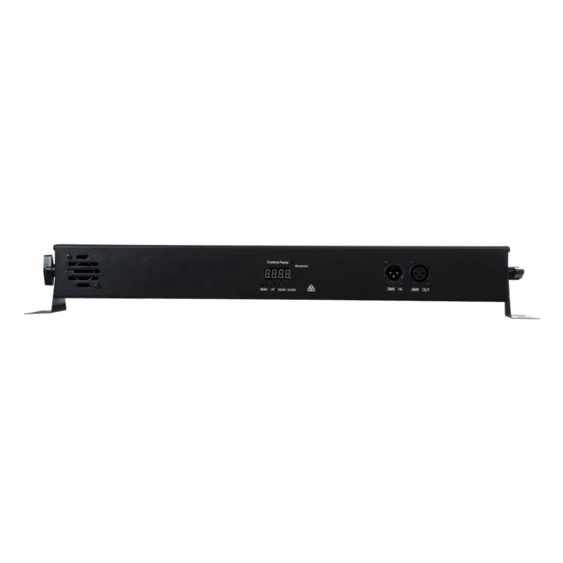 GLOBOSTAR® UVBAR 79660 Μπάρα Φωτισμού με IR Ασύρματο Χειριστήριο LED 36W 120° AC 220-240V IP20 Ultraviolet UV Black Light DMX512 – Star LED Chip – Μαύρο – Μ50 x Π6 x Υ6cm – 2 Χρόνια Εγγύηση