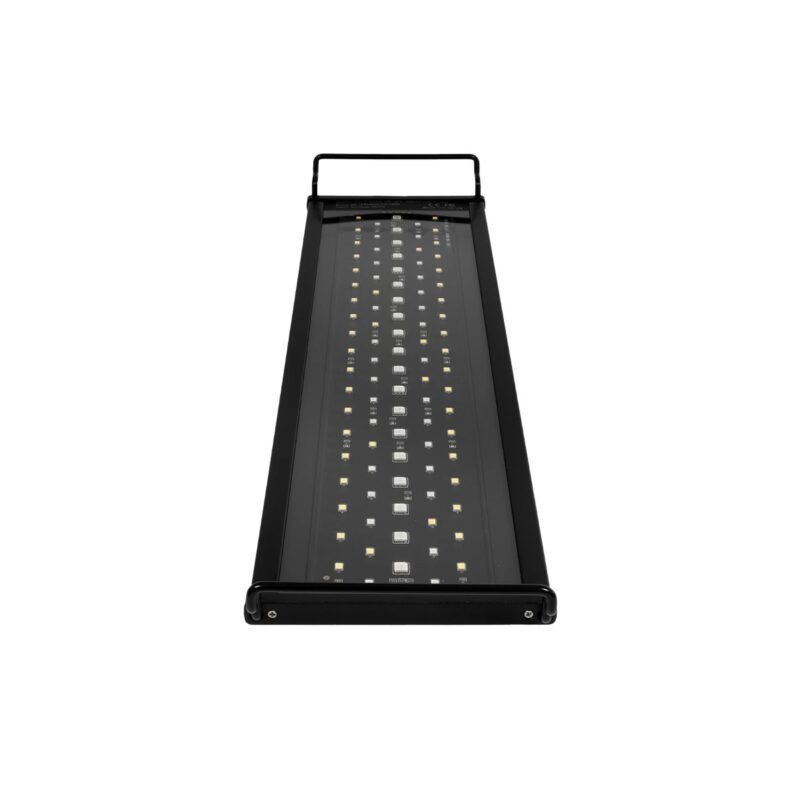 GLOBOSTAR® AQUARIUS 79679 Φωτιστικό Ενυδρείου με Ενσωματωμένο Χειριστήριο LED 16W 800lm 120° AC 220-240V Αδιάβροχο IP44 Πολύχρωμο RGBW Dimmable – Sanan SMD Chip – Μαύρο – Μ45 x Π11 x Υ3cm – 2 Χρόνια Εγγύηση