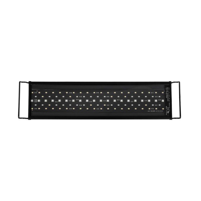 GLOBOSTAR® AQUARIUS 79679 Φωτιστικό Ενυδρείου με Ενσωματωμένο Χειριστήριο LED 16W 800lm 120° AC 220-240V Αδιάβροχο IP44 Πολύχρωμο RGBW Dimmable – Sanan SMD Chip – Μαύρο – Μ45 x Π11 x Υ3cm – 2 Χρόνια Εγγύηση