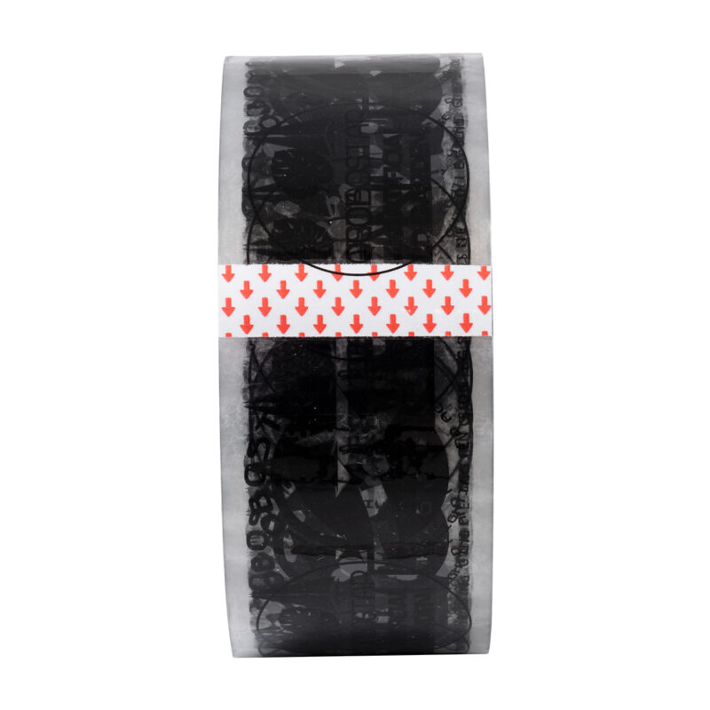 GLOBOSTAR® PACKAGING 79960 Αυτοκόλλητη Ταινία Συσκευασίας Υψηλής Ποιότητας Φάρδους 5.5cm & Μήκους 150 Μέτρων – Διάφανο & Μαύρο – GLOBOSTAR & ALIEN Design – Μ15000 x Π5.5 x Υ0.01cm