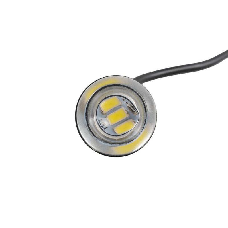 GLOBOSTAR® PLATELIGHT 81632 Φως Πινακίδας & DRL LED 3W/6W 270lm/540lm 120° DC 12V Αδιάβροχο IP65 Ψυχρό Λευκό 6000K – Μαύρο – Μ1.8 x Π3.8 x Υ1.8cm / Q0.5cm – Πακέτο 2 Τεμαχίων – 1 Χρόνο Εγγύηση