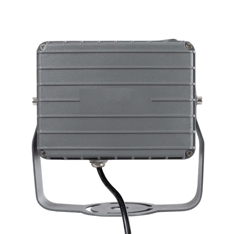 GLOBOSTAR® FLOODXENA 90130 Προβολέας Σποτ Wall Washer LED 24W 2880lm 10° AC 220-240V Αδιάβροχο IP65 Ψυχρό Λευκό 6000K – Bridgelux SMD Chip – Γκρι Ανθρακί – Μ18 x Π13.5 x Υ18cm – 3 Χρόνια Εγγύηση