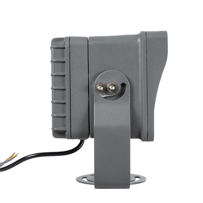GLOBOSTAR® FLOODXENA 90131 Προβολέας Σποτ Wall Washer LED 24W 2040lm 10° AC 220-240V Αδιάβροχο IP65 Μπλε – Bridgelux SMD Chip – Γκρι Ανθρακί – Μ18 x Π13.5 x Υ18cm – 3 Χρόνια Εγγύηση