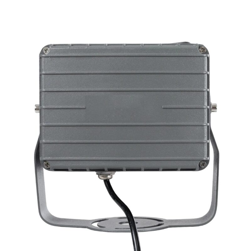 GLOBOSTAR® FLOODXENA 90132 Προβολέας Σποτ Wall Washer LED 24W 2040lm 10° AC 220-240V Αδιάβροχο IP65 Φούξια – Bridgelux SMD Chip – Γκρι Ανθρακί – Μ18 x Π13.5 x Υ18cm – 3 Χρόνια Εγγύηση