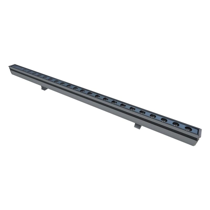 GLOBOSTAR® WASHERMARGO 90155 Μπάρα Φωτισμού Wall Washer LED 24W 2040lm 30° DC 24V Αδιάβροχο IP66 Ροζ Dimmable – Bridgelux SMD Chip – Γκρι Ανθρακί – Μ100 x Π4 x Υ5cm – 3 Χρόνια Εγγύηση