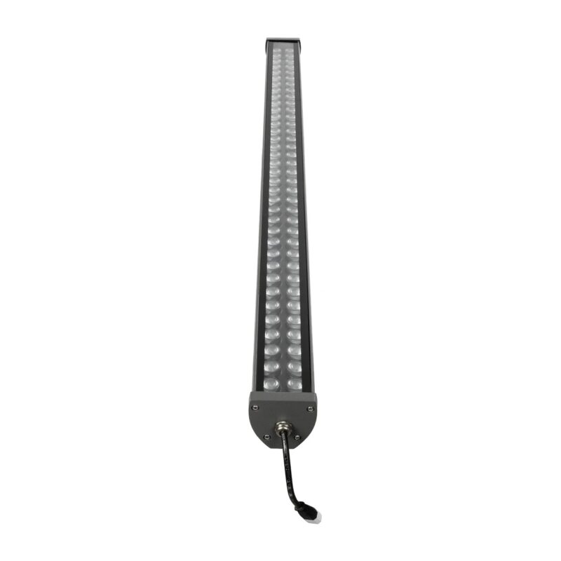 GLOBOSTAR® WASHERMOZA 90168 Μπάρα Φωτισμού Wall Washer LED 72W 6120lm 10-30° DC 24V Αδιάβροχο IP66 Μπλε Dimmable – Bridgelux SMD Chip – Γκρι Ανθρακί – Μ100 x Π14 x Υ7cm – 3 Χρόνια Εγγύηση