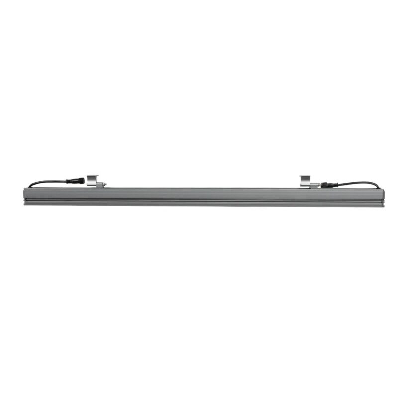 GLOBOSTAR® WASHERMOZA 90170 Μπάρα Φωτισμού Wall Washer LED 72W 6120lm 10-30° DC 24V Αδιάβροχο IP66 Πολύχρωμο RGB Dimmable – Bridgelux SMD Chip – Γκρι Ανθρακί – Μ100 x Π5 x Υ4cm – 3 Χρόνια Εγγύηση