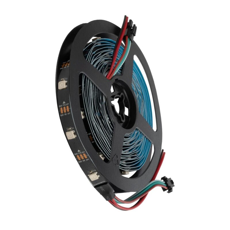 GLOBOSTAR® DIGISTRIP 90757 Σετ Ψηφιακής Pixel Addressable Ταινίας με IR Ασύρματο Χειριστήριο LED 36W 2160lm 120° DC 5V με USB 2.0 IP20 150 x SMD5050 Chip 150 x Pixel Πολύχρωμο RGB Dimmable SPI/TTL Protocol – Sanan SMD Chip – Μ500 x Π1 x Υ0.2cm – Ρολό 5 Μέτρων – 2 Χρόνια Εγγύηση