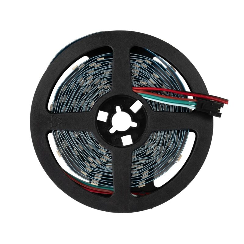 GLOBOSTAR® DIGISTRIP 90757 Σετ Ψηφιακής Pixel Addressable Ταινίας με IR Ασύρματο Χειριστήριο LED 36W 2160lm 120° DC 5V με USB 2.0 IP20 150 x SMD5050 Chip 150 x Pixel Πολύχρωμο RGB Dimmable SPI/TTL Protocol – Sanan SMD Chip – Μ500 x Π1 x Υ0.2cm – Ρολό 5 Μέτρων – 2 Χρόνια Εγγύηση