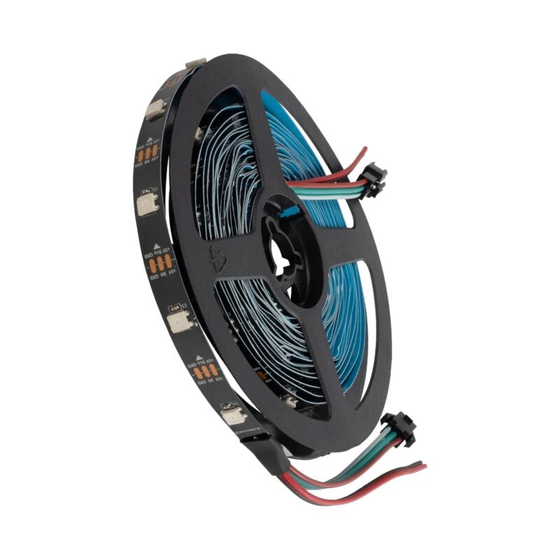 GLOBOSTAR® DIGISTRIP 90758 Σετ Ψηφιακής Pixel Addressable Ταινίας με RF Ασύρματο Χειριστήριο & Λειτουργία μέσω WiFi APP LED 36W/5m 2880lm/5m 120° DC 5V με USB 2.0 IP20 150 x SMD5050 Chip/5m 150 x Pixel/5m Πολύχρωμο RGB Dimmable SPI/TTL Protocol – Sanan SMD Chip – Μ500 x Π1 x Υ0.2cm – Ρολό 5 Μέτρων – 5 Χρόνια Εγγύηση