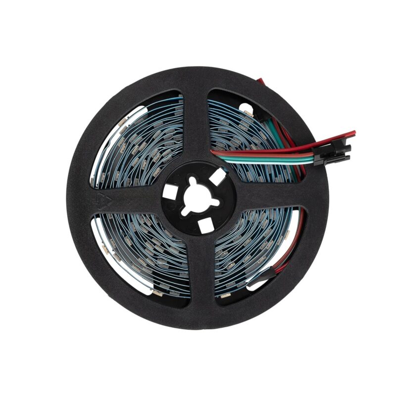 GLOBOSTAR® DIGISTRIP 90758 Σετ Ψηφιακής Pixel Addressable Ταινίας με RF Ασύρματο Χειριστήριο & Λειτουργία μέσω WiFi APP LED 36W/5m 2880lm/5m 120° DC 5V με USB 2.0 IP20 150 x SMD5050 Chip/5m 150 x Pixel/5m Πολύχρωμο RGB Dimmable SPI/TTL Protocol – Sanan SMD Chip – Μ500 x Π1 x Υ0.2cm – Ρολό 5 Μέτρων – 5 Χρόνια Εγγύηση