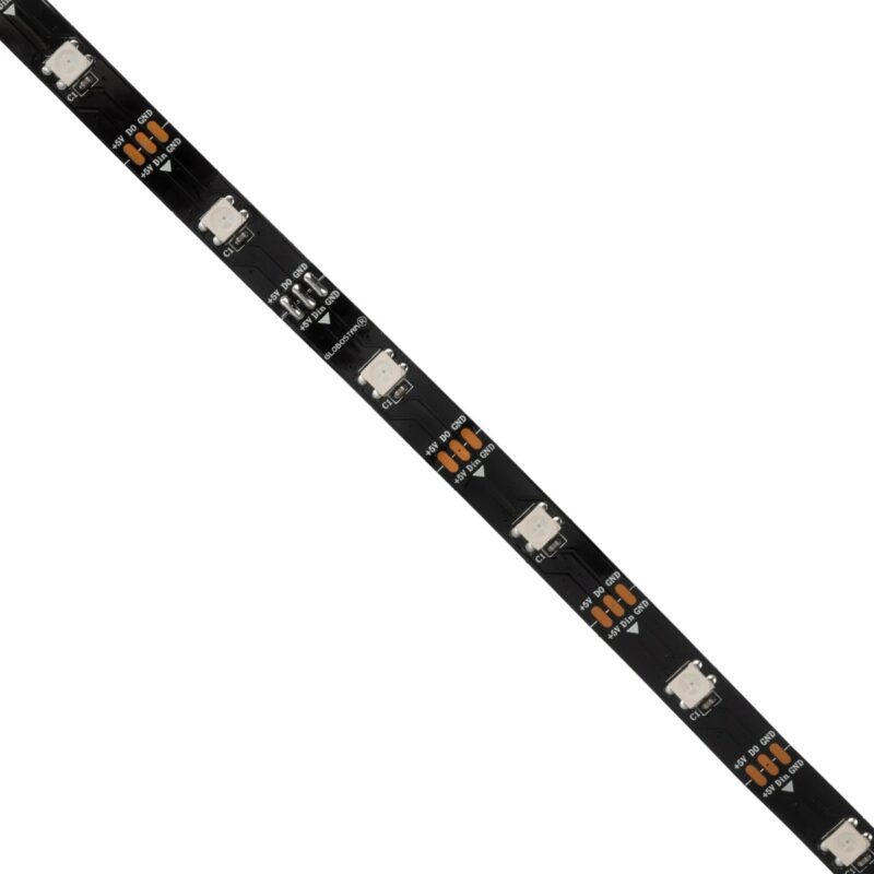 GLOBOSTAR® DIGISTRIP 90758 Σετ Ψηφιακής Pixel Addressable Ταινίας με RF Ασύρματο Χειριστήριο & Λειτουργία μέσω WiFi APP LED 36W/5m 2880lm/5m 120° DC 5V με USB 2.0 IP20 150 x SMD5050 Chip/5m 150 x Pixel/5m Πολύχρωμο RGB Dimmable SPI/TTL Protocol – Sanan SMD Chip – Μ500 x Π1 x Υ0.2cm – Ρολό 5 Μέτρων – 5 Χρόνια Εγγύηση