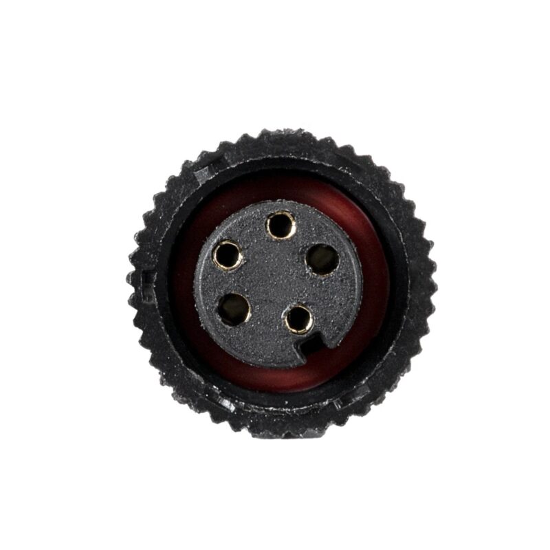 GLOBOSTAR® WWCONNECTOR 90777 5 Pin Σύνδεσμος Τροφοδοσίας για Wall Washers & Προβολείς με Είσοδο 5 x 0.25mm2 & Έξοδο 1 x Αρσενικό Βύσμα Αδιάβροχο IP65 – Μαύρο – Μ20 x Π1.5 x Υ1.5cm
