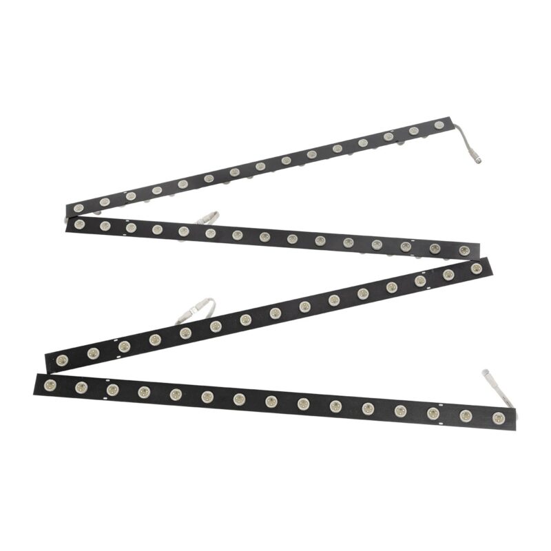 GloboStar® 90830 4 x Digital Pixel Addressable Facade Aluminum Bars – 4 x Ψηφιακές Μπάρες Αλουμινίου Πρόσοψης Κτιρίων LED SMD 3535 45W 60LED 60PIXEL SPI/TTL Protocol IC UCS512B 2700lm 120° DC 12V IP67 RGB – Μαύρο Σώμα – Μ400 x Π4.5 x Υ3.6cm – 4 Μπάρες