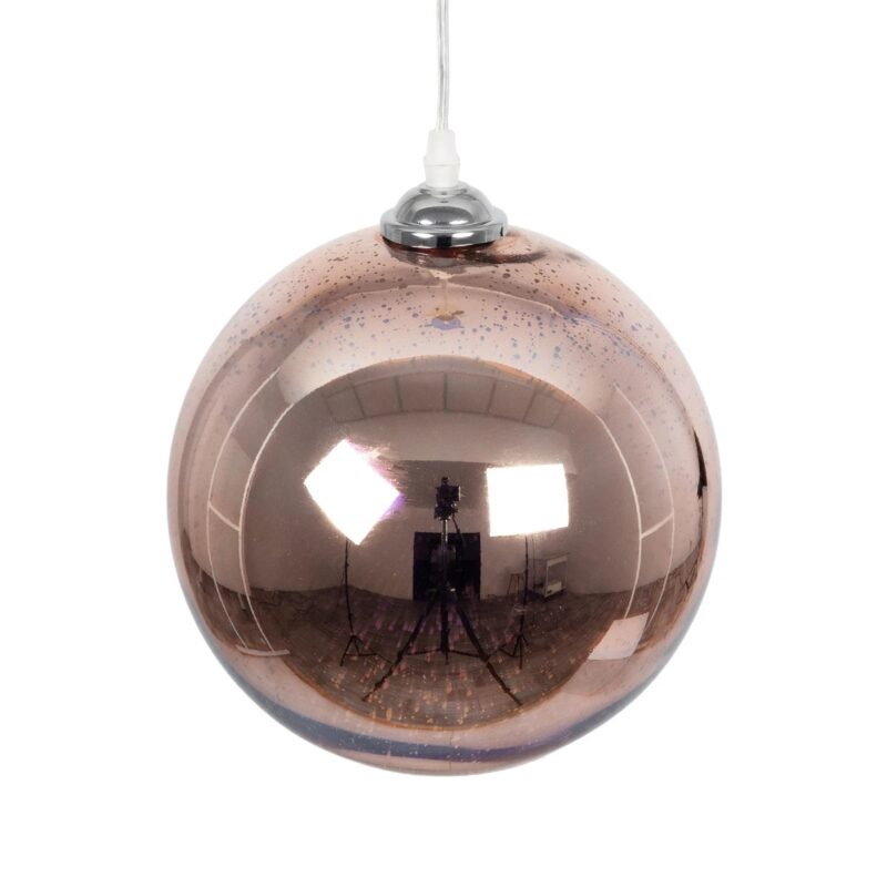 GLOBOSTAR® JUPITER 999-0146 Μοντέρνο Κρεμαστό Φωτιστικό Οροφής με Ντουί 1 x E27 AC 220-240V IP20 – Πολύχρωμο – Μ25 x Π25 x Υ26cm