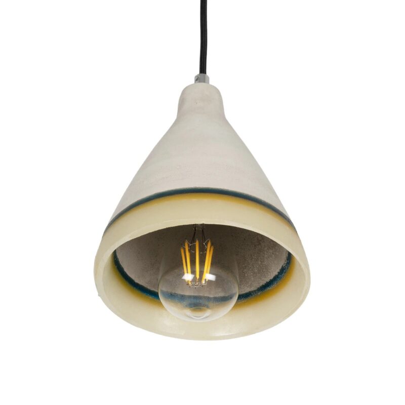 GLOBOSTAR® BEVIN 999-0219 Μοντέρνο Κρεμαστό Φωτιστικό Οροφής με Ντουί 1 x E27 AC 220-240V IP20 – Πολύχρωμο – Μ17 x Π17 x Υ21,5cm