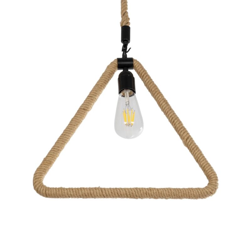 GLOBOSTAR® MALVERN 999-0235 Vintage Κρεμαστό Φωτιστικό Οροφής με Ντουί 1 x E27 AC 220-240V IP20 – Μαύρο & Μπεζ – Μ38 x Π4 x Υ42.5cm