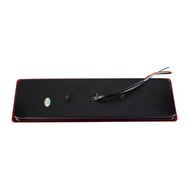 GLOBOSTAR® TAILIGHT 999-0256 Πίσω Φανάρι Οχημάτων LED 9W 360lm 180° DC 24V Αδιάβροχο IP66 Πορτοκαλί & Κόκκινο & Ψυχρό Λευκό 6000K – Πακέτο 2 Τεμαχίων – Μ46 x Π13 x Υ7cm – 1 Χρόνο Εγγύηση