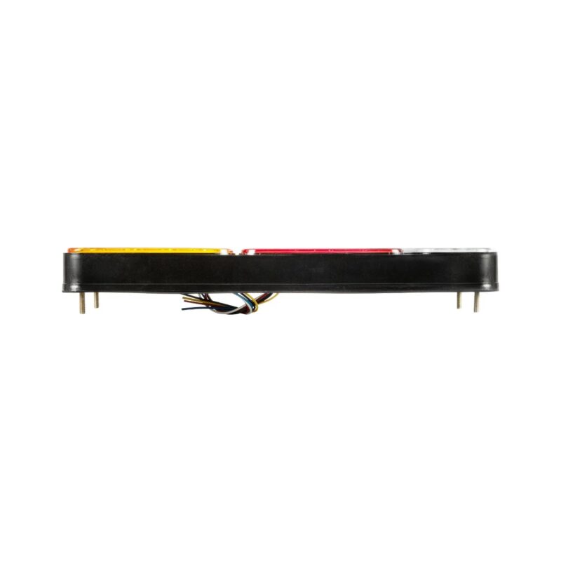 GLOBOSTAR® TAILIGHT 999-0259 Πίσω Φανάρι Οχημάτων LED 9W 360lm 180° DC 24V Αδιάβροχο IP66 Πορτοκαλί & Κόκκινο & Ψυχρό Λευκό 6000K – Μ42 x Π4.3 x Υ15.4cm – Πακέτο 2 Τεμαχίων – 1 Χρόνο Εγγύηση