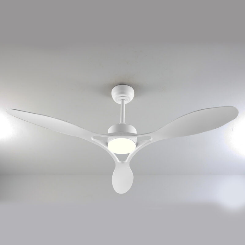 Ανεμιστήρας Οροφής Λευκός LED 24W – 3 Πτερύγια – DC 45W – 6 Ταχύτητες – 132cm ACA FANGS424W