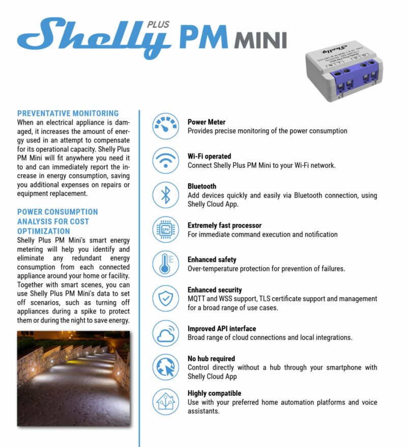 Shelly PM Mini Gen3 | Shelly PM Mini Gen3 – EAN 3800235261613